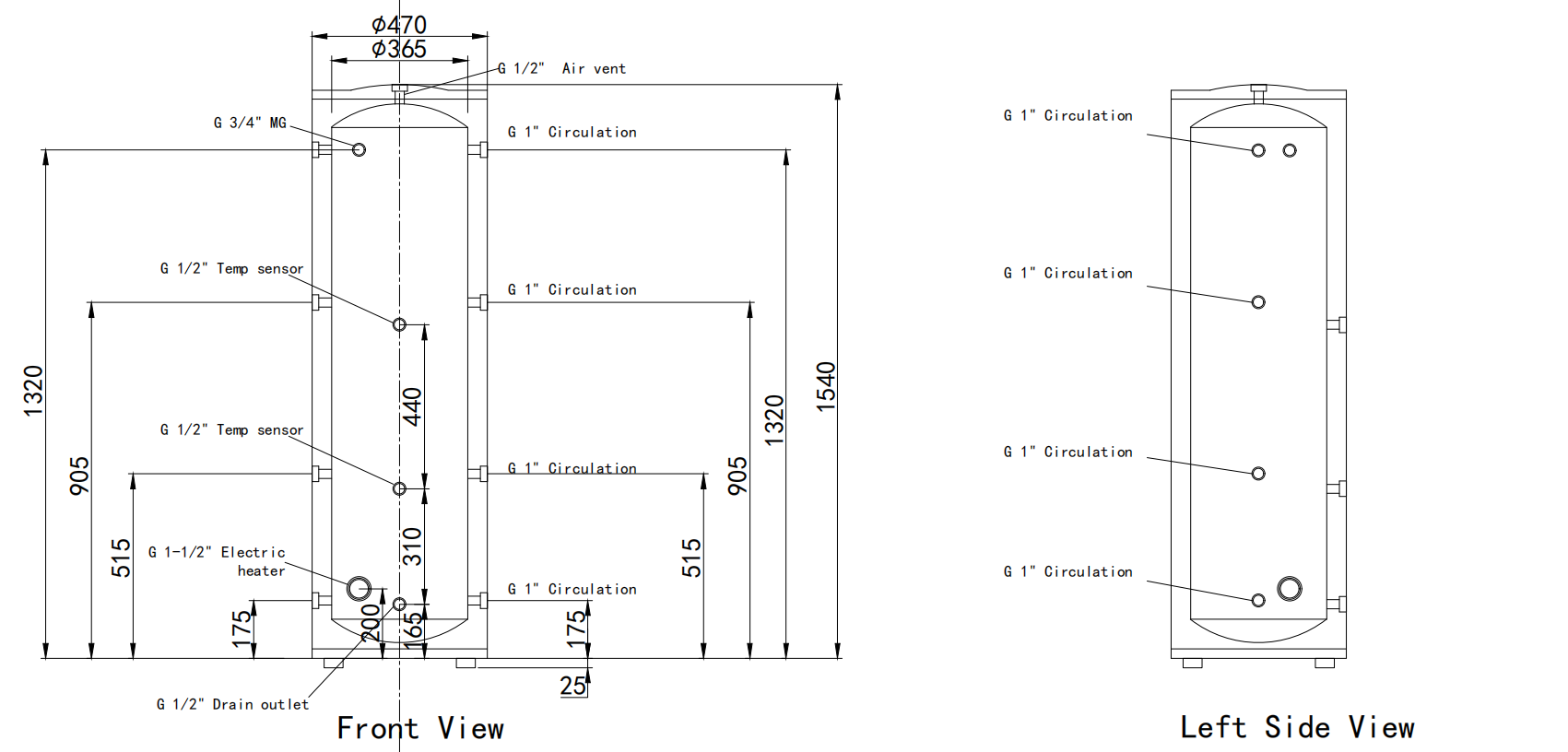 HB-150 drawing